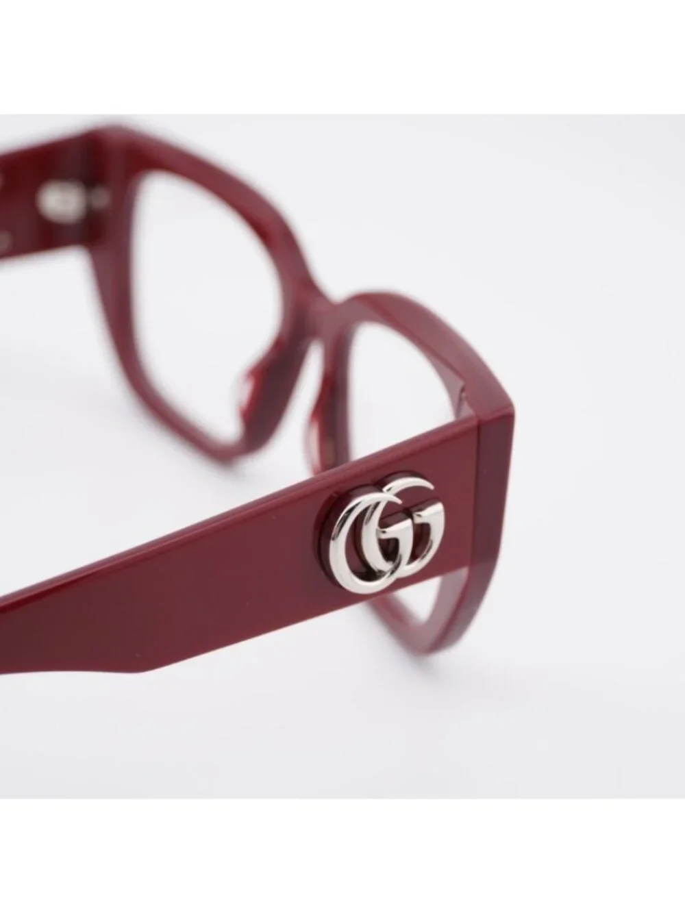 Gucci GG1952O 003 Eyeglasses Burgundy 51mm Square Frame
